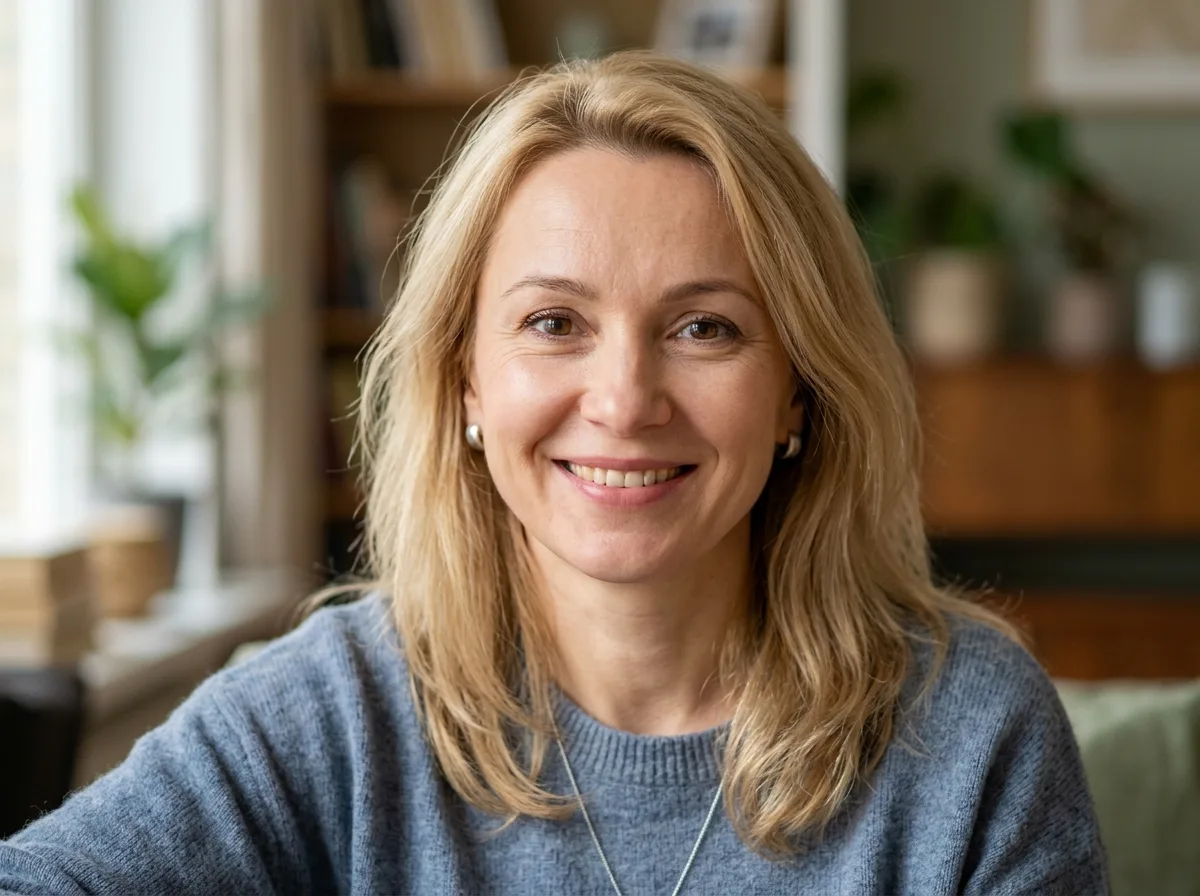 Аватар отзыва — женщина около 40 лет, светлые волосы, доброжелательный взгляд